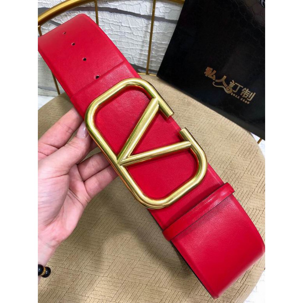 Valentino belt V logo 7cm reversible 105cm Accesories