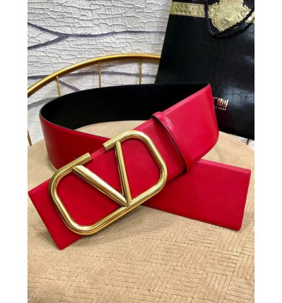 Valentino belt V logo 7cm reversible 105cm