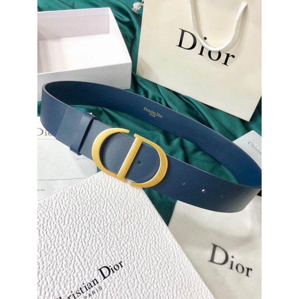 Dior belt 4 cm dark blue Accesories