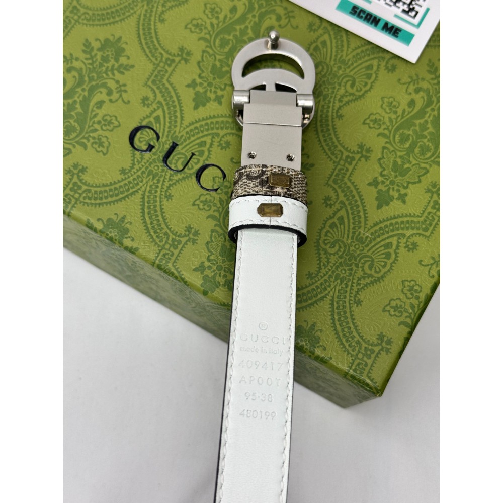 Gucci belt 2cm reversible 90-120cm Accesories