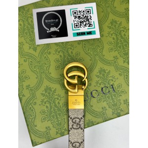 Gucci belt 2cm reversible 90-120cm black Accesories