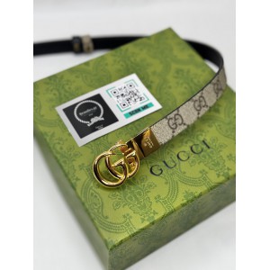 Gucci belt 2cm reversible 90-120cm shiny black Accesories