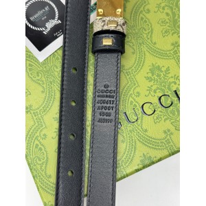 Gucci belt 2cm reversible 90-120cm shiny black Accesories
