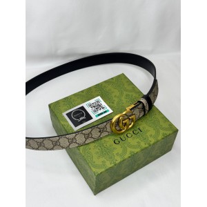 Gucci belt 2cm reversible 90-120cm shiny black Accesories