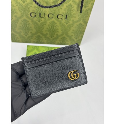 Gucci cardholder 10x7cm black leather
