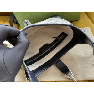 GUCCI Jackie 1961 Shoulder Bag Black/Beige 678843 Bags