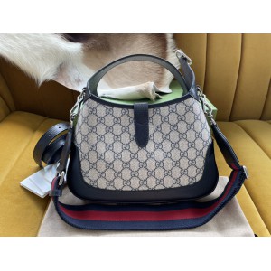 GUCCI Jackie 1961 Shoulder Bag Black/Beige 678843 Bags