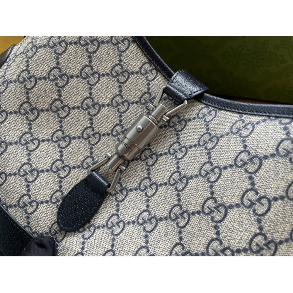 GUCCI Jackie 1961 Shoulder Bag Black/Beige 678843 Bags