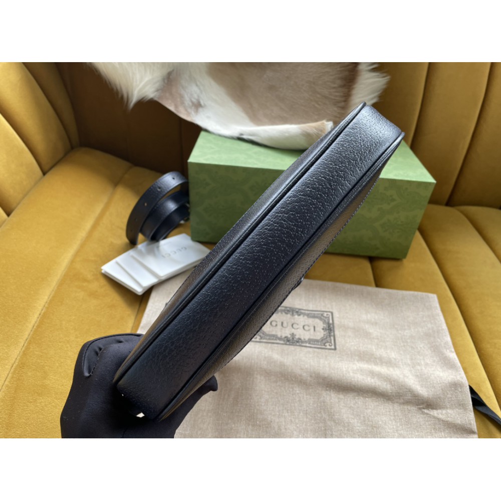 GUCCI Jackie 1961 Shoulder Bag Black/Beige 678843 Bags