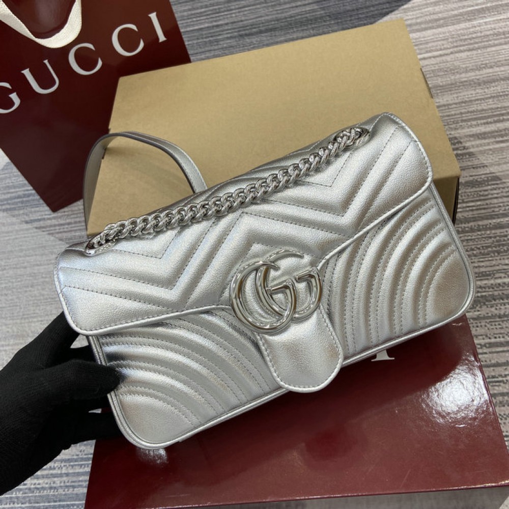 Gucci marmont leather bag 26x15x7cm Bags