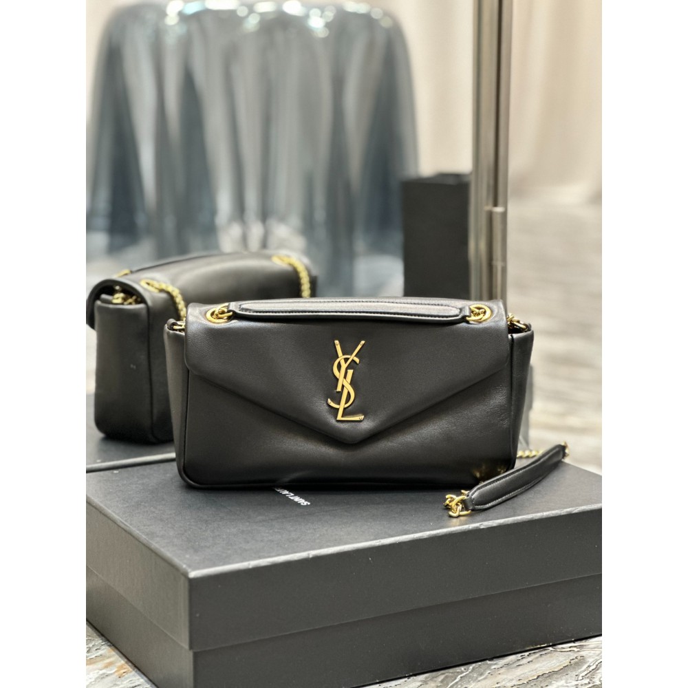 Ysl calypso padded leather shoulder bag 26x14cm Bags