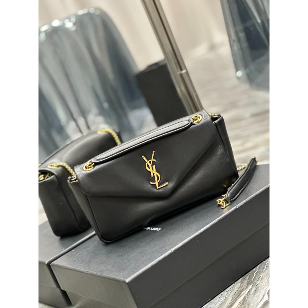 Ysl calypso padded leather shoulder bag 26x14cm Bags