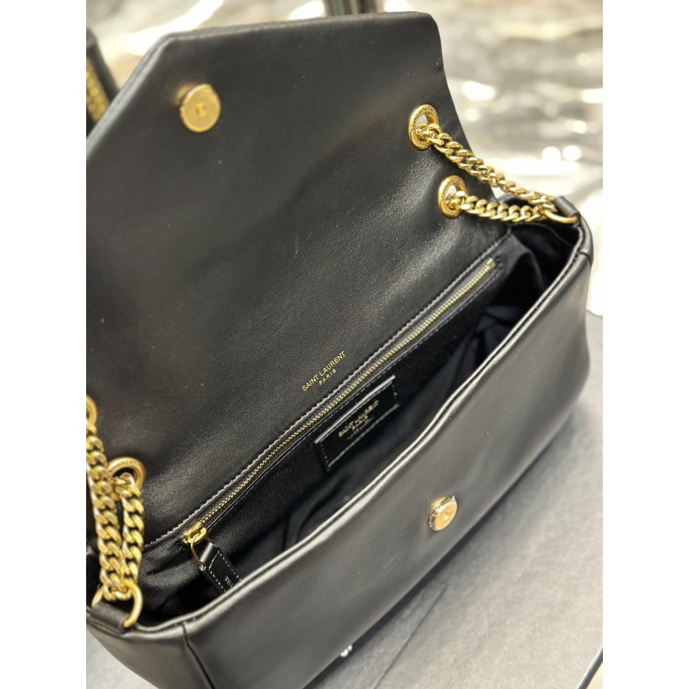 Ysl calypso padded leather shoulder bag 26x14cm Bags