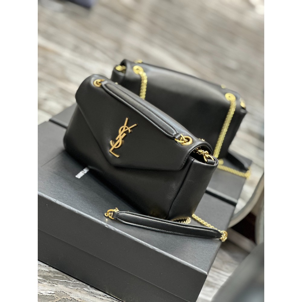 Ysl calypso padded leather shoulder bag 26x14cm Bags