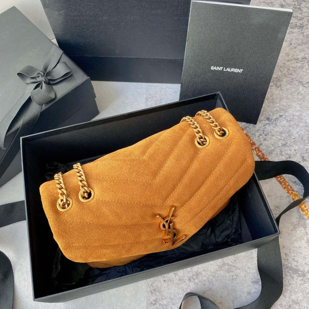 Ysl Loulou crossbody bag small size suede leather Bags