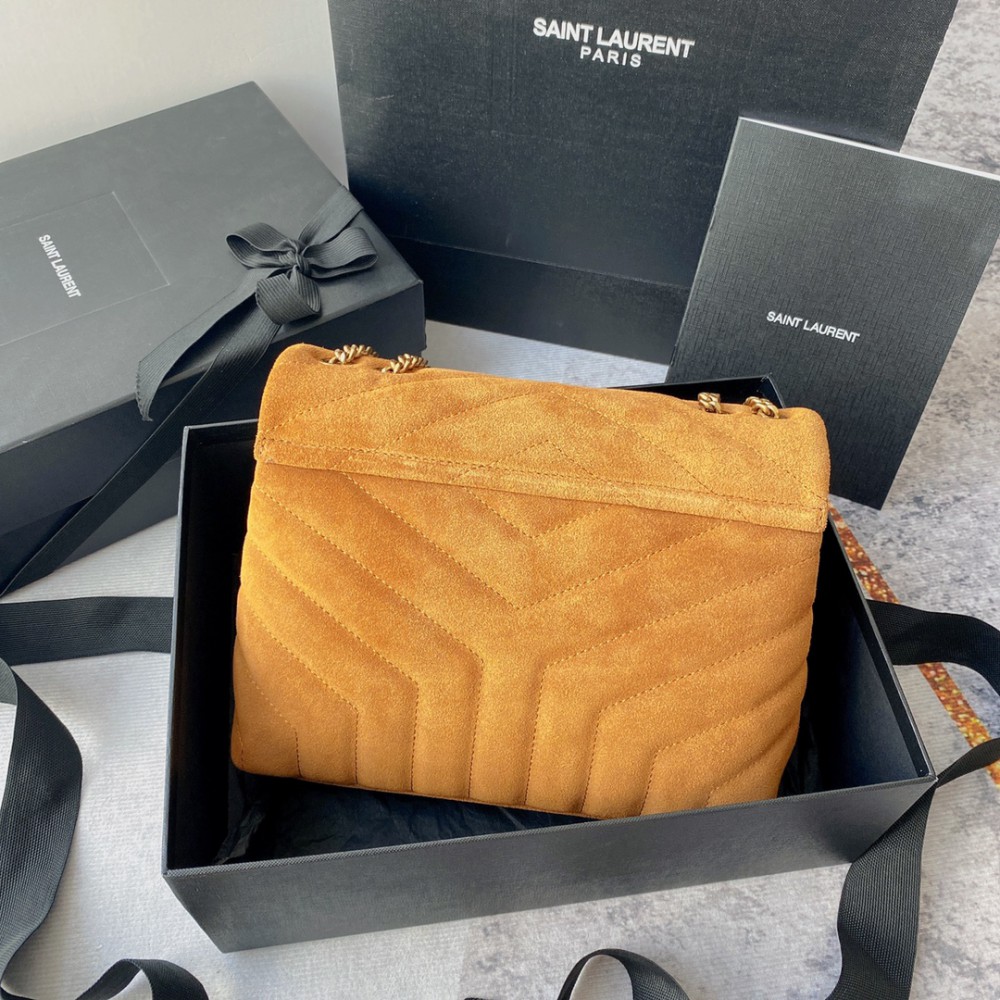 Ysl Loulou crossbody bag small size suede leather Bags