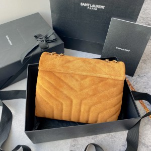 Ysl Loulou crossbody bag small size suede leather Bags