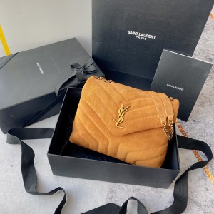 Ysl Loulou crossbody bag small size suede leather Bags