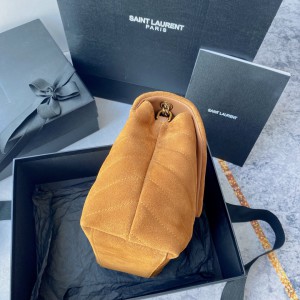 Ysl Loulou crossbody bag small size suede leather Bags