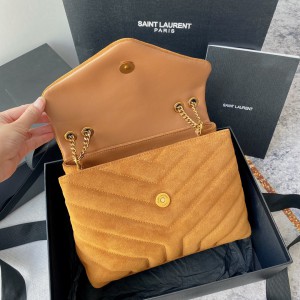 Ysl Loulou crossbody bag small size suede leather Bags