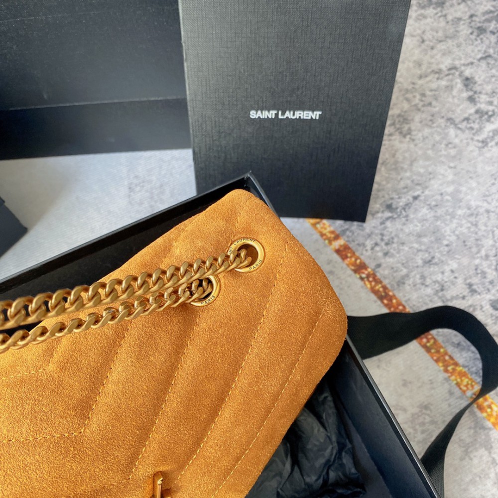 Ysl Loulou crossbody bag small size suede leather Bags