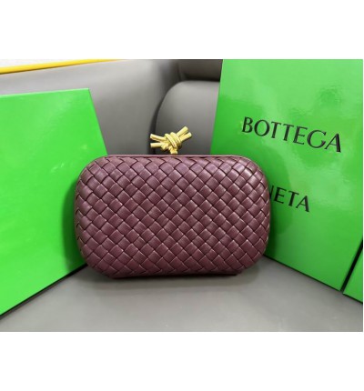 Bottega veneta stretch knot clutch 20x12x5.5cm