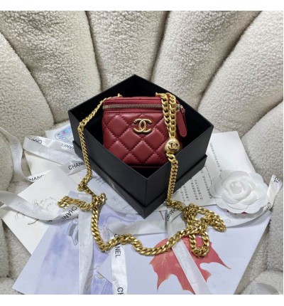 Chanel vanity bag 11x8.5x7cm