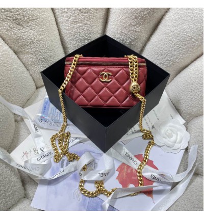 Chanel vanity bag 9.5x18x8cm