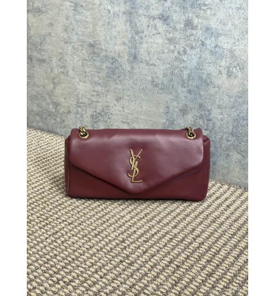 Ysl CALYPSO small in plunged lambskin 26 x 14 x 7 cm