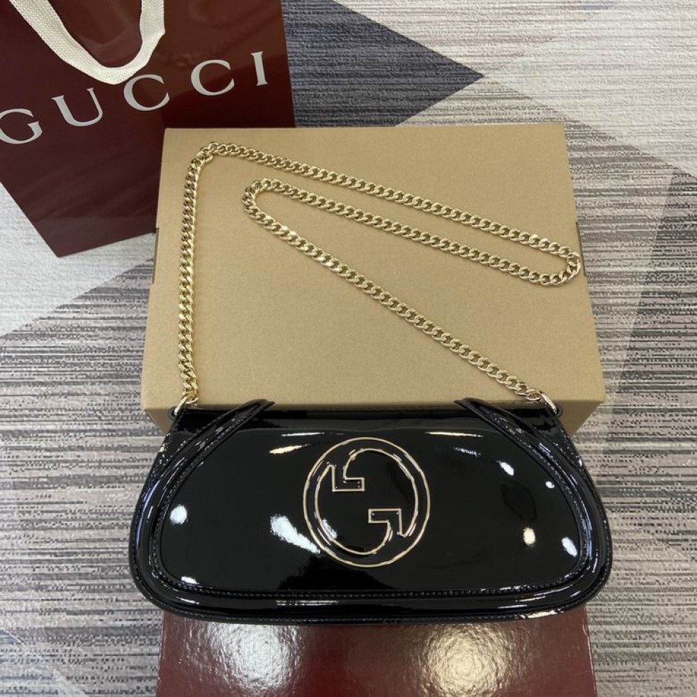 Gucci Blondie small shoulder bag 814952 patent leather Bags