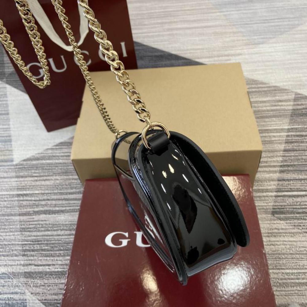 Gucci Blondie small shoulder bag 814952 patent leather Bags