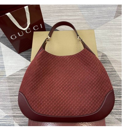 Gucci B medium shoulder bag suede 815924 W49cm x H46cm x D4cm
