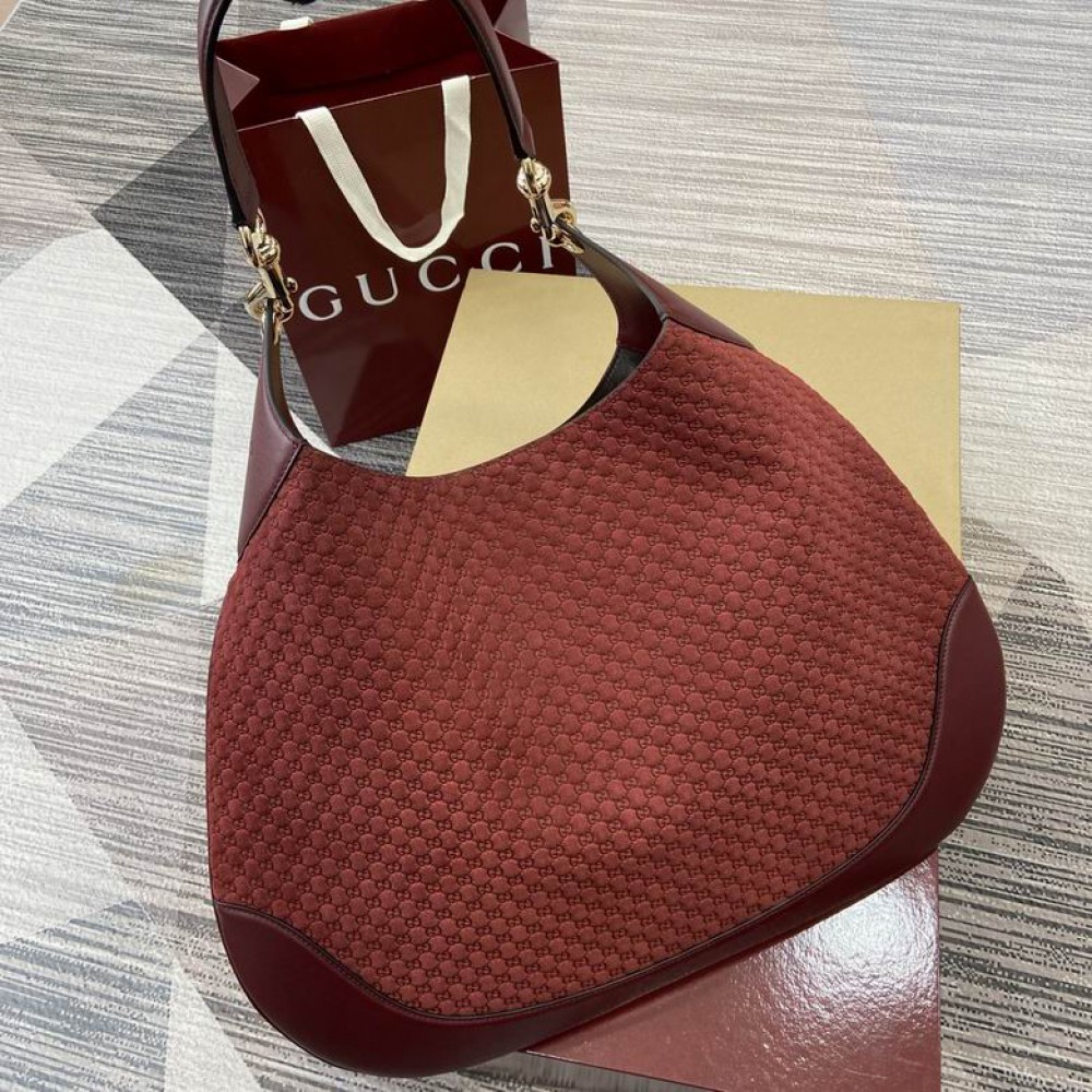 Gucci B medium shoulder bag suede 815924 W49cm x H46cm x D4cm Bags