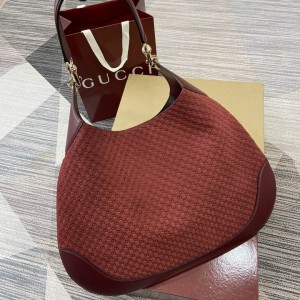 Gucci B medium shoulder bag suede 815924 W49cm x H46cm x D4cm Bags