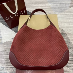 Gucci B medium shoulder bag suede 815924 W49cm x H46cm x D4cm Bags