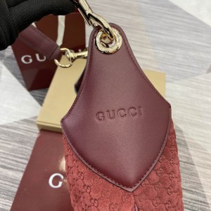 Gucci B medium shoulder bag suede 815924 W49cm x H46cm x D4cm Bags