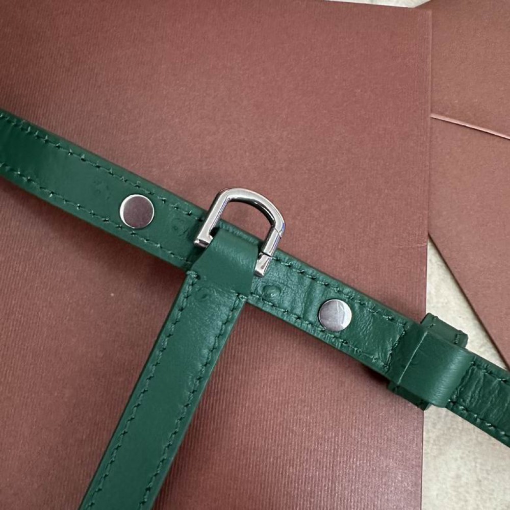 Loro Piana Extra Pocket L19 11 x 19 x 6,5 cm ostrich leather 