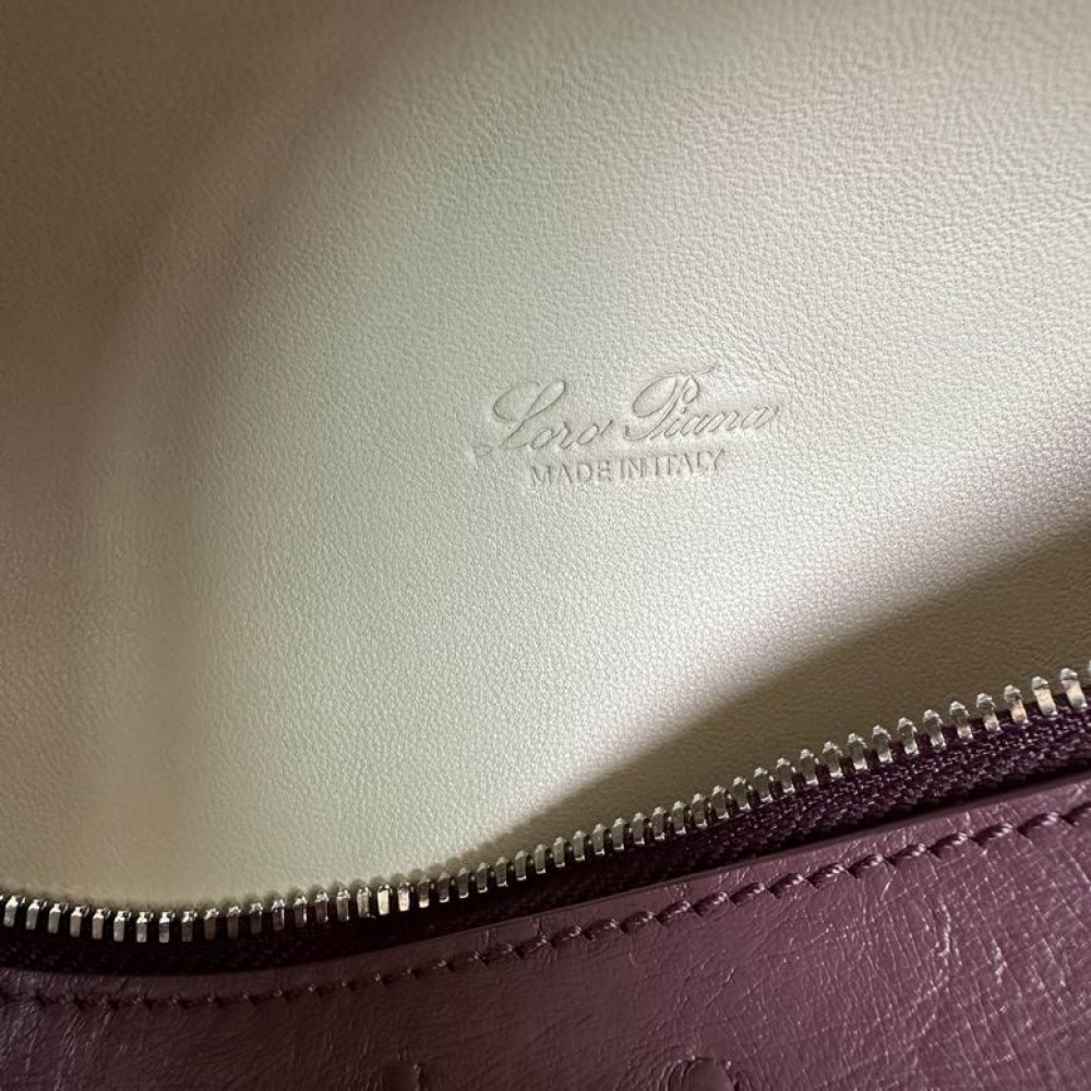 Loro Piana Extra Pocket L19 11 x 19 x 6,5 cm ostrich leather 