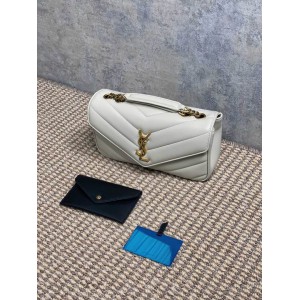 Ysl loulou small in matelassé lambskin 24x14x6cm Bags