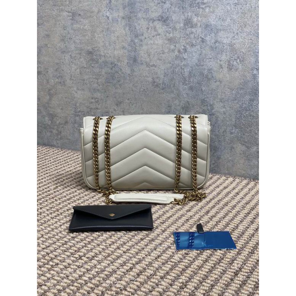 Ysl loulou small in matelassé lambskin 24x14x6cm Bags