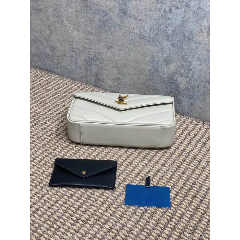 Ysl loulou small in matelassé lambskin 24x14x6cm Bags