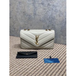 Ysl loulou small in matelassé lambskin 24x14x6cm Bags