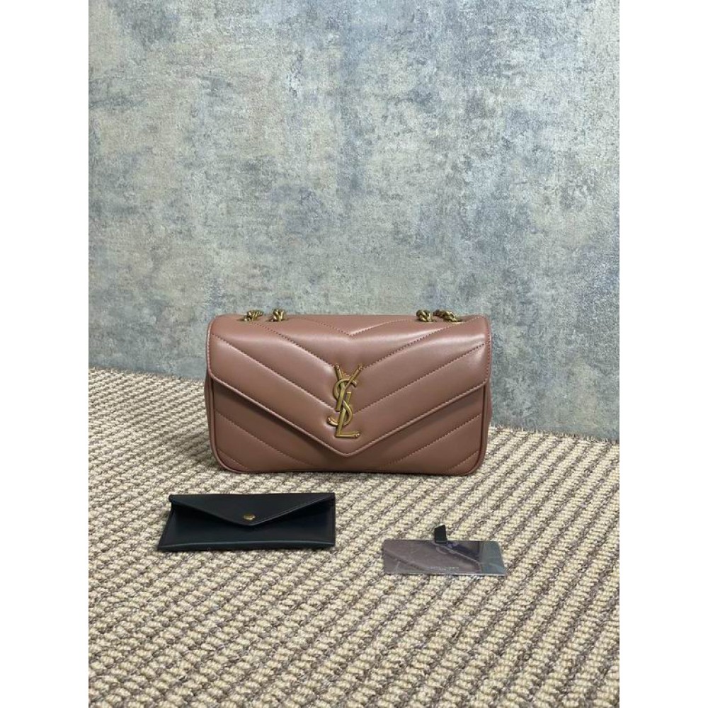 Ysl loulou small in matelassé lambskin 24x14x6cm Bags