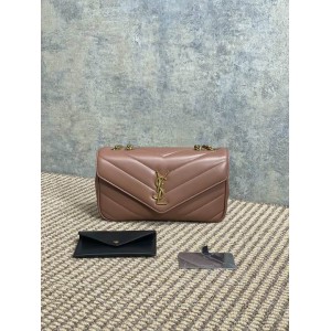 Ysl loulou small in matelassé lambskin 24x14x6cm Bags