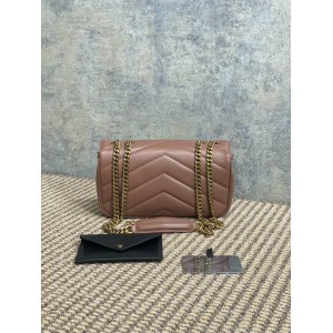 Ysl loulou small in matelassé lambskin 24x14x6cm Bags