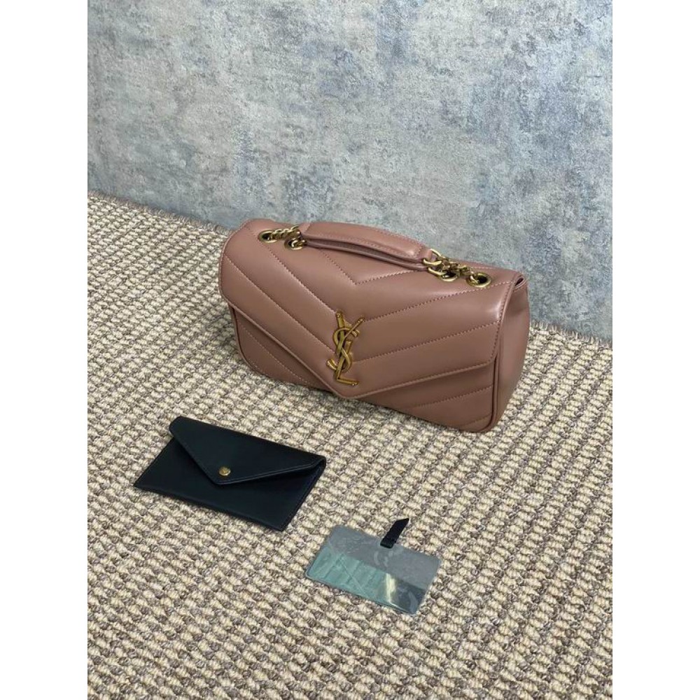 Ysl loulou small in matelassé lambskin 24x14x6cm Bags