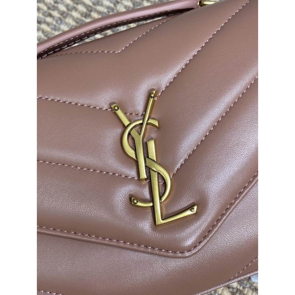 Ysl loulou small in matelassé lambskin 24x14x6cm Bags