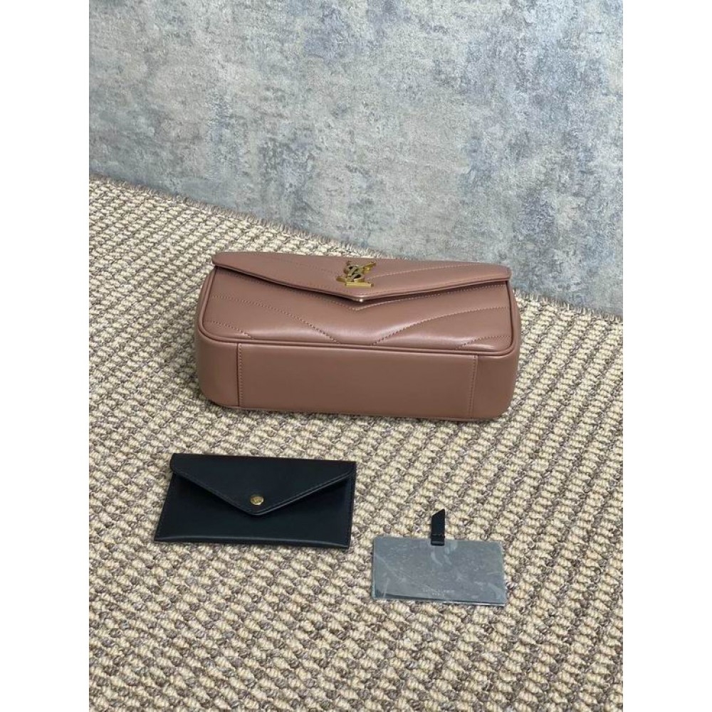 Ysl loulou small in matelassé lambskin 24x14x6cm Bags