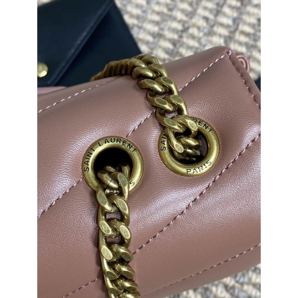 Ysl loulou small in matelassé lambskin 24x14x6cm Bags