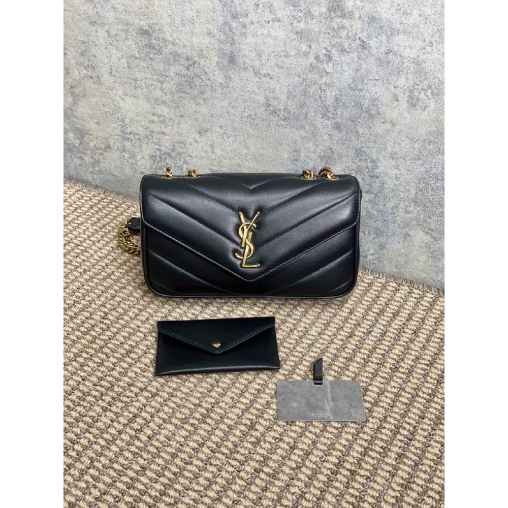 Ysl loulou small in matelassé lambskin 24x14x6cm Bags
